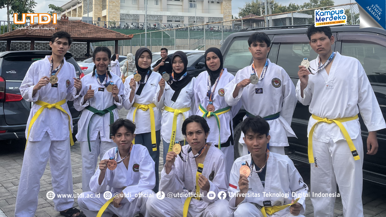 Mahasiswa UTDI Berhasil Meraih Prestasi di Kejuaraan Taekwondo Piala Kapolres Gunungkidul II 2025