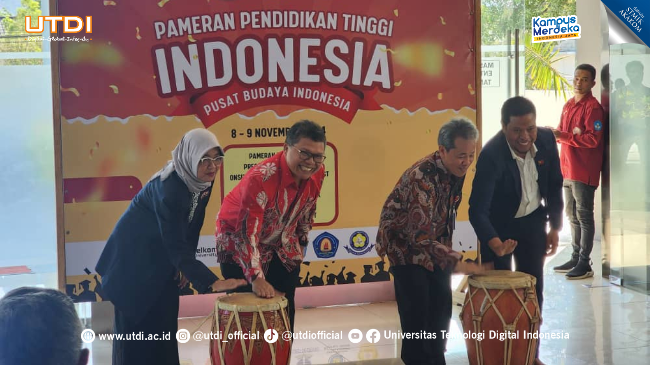 UTDI Mengikuti Pameran Pendidikan Tinggi Indonesia 2024 di Timor Leste