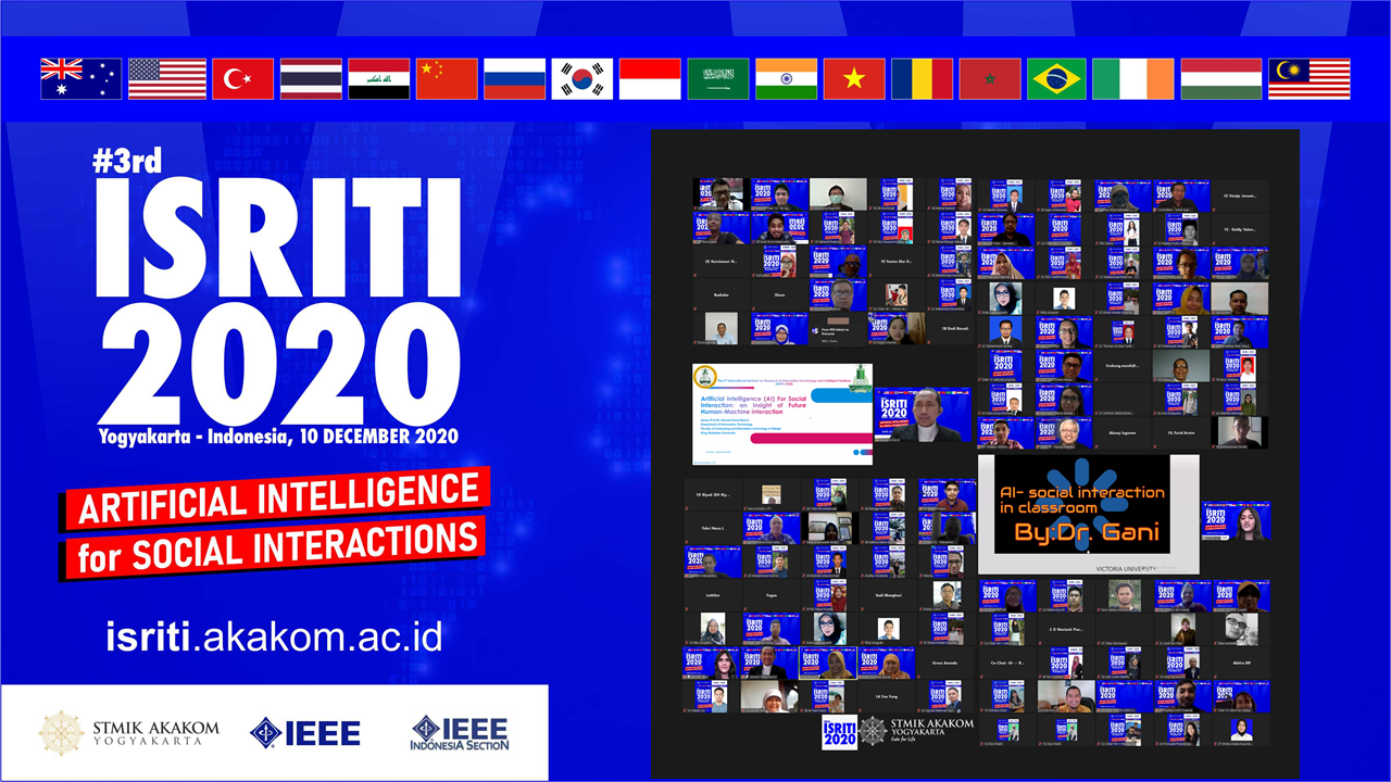 Di Tahun Ketiga, STMIK Akakom Selenggarakan ISRITI 2020 Secara Online