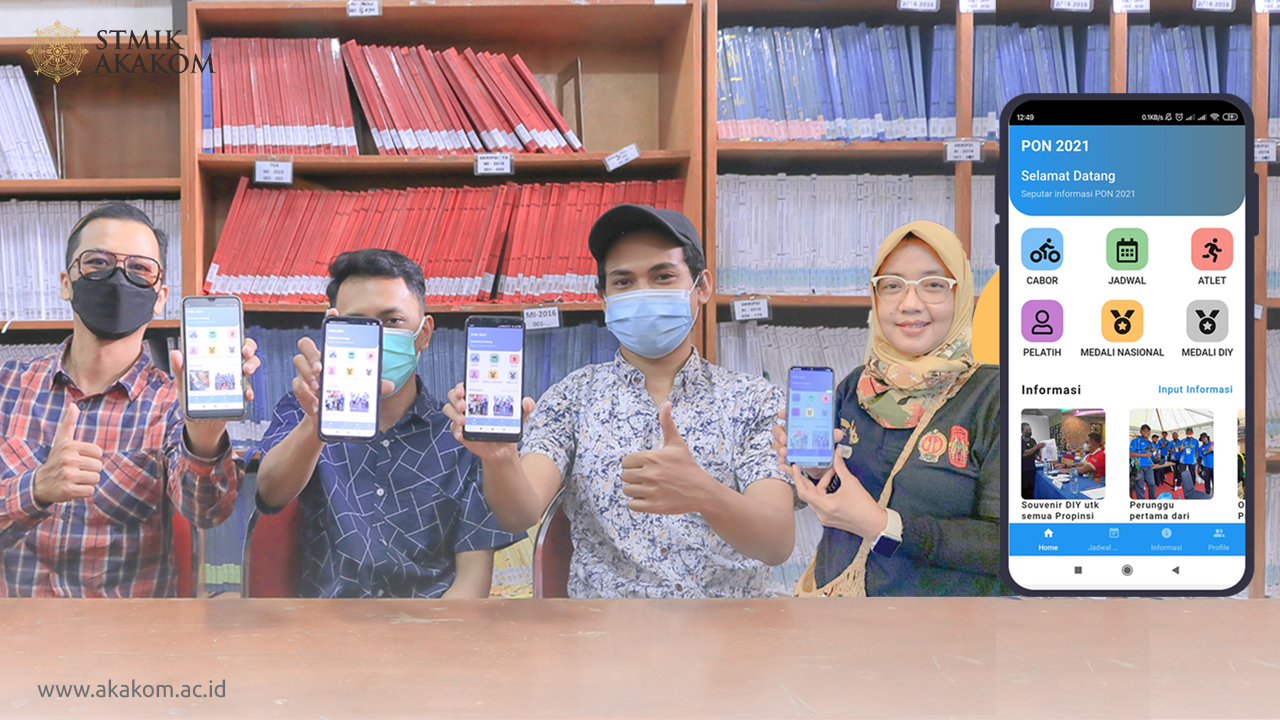Woro Jogja : Aplikasi Karya STMIK Akakom untuk Monitoring Kontingen DIY di PON 2021