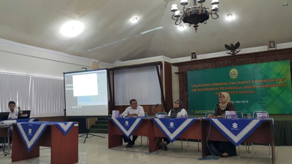 Launching Aplikasi SIMISKIN untuk Kabupaten Bantul