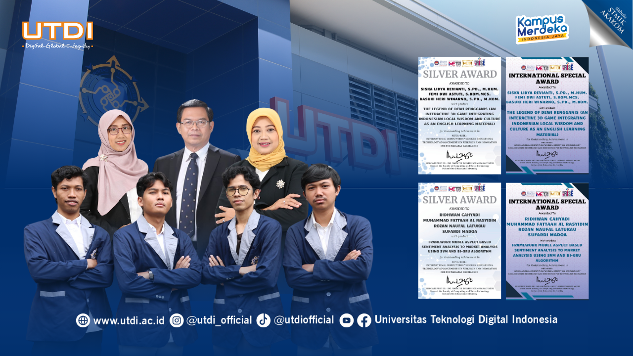 Prestasi Universitas Teknologi Digital Indonesia (UTDI) di Lomba Internasional META-RISE 2024