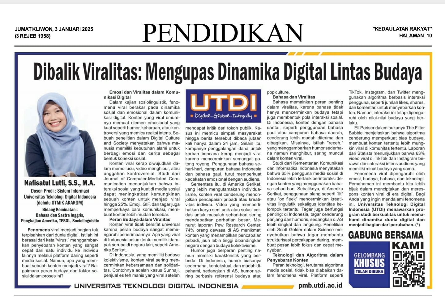 Dibalik Viralitas: Mengupas Dinamika Digital Lintas Budaya