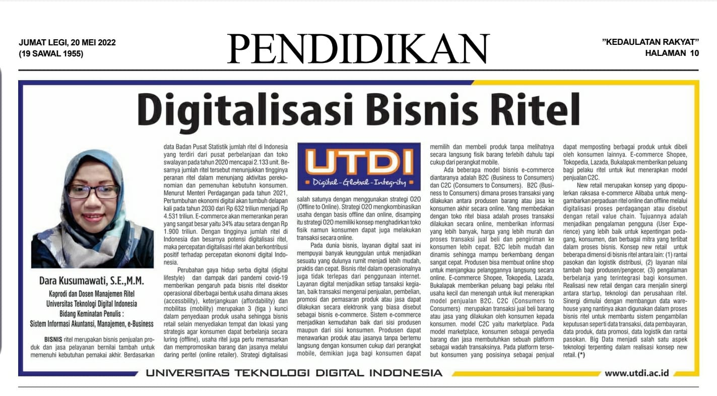 Digitalisasi Ritel Bisnis